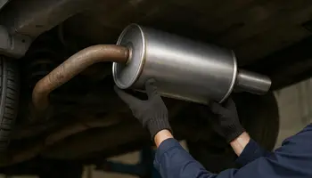 Замена глушителя